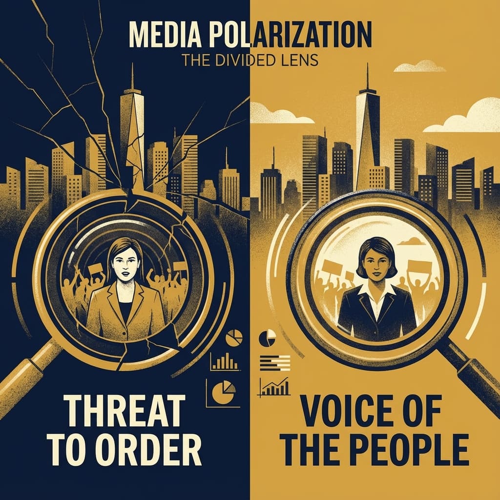 Media Polarization Illustration